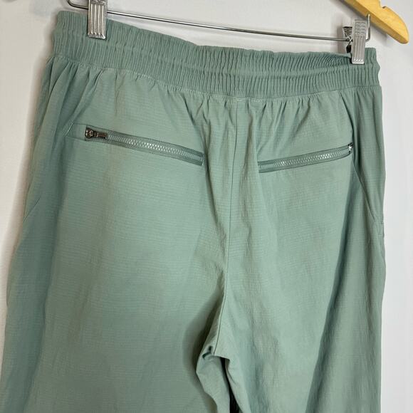 Athleta Pants Trekkie Straight Leg Crop Elastic Waist Drawstring Ankle Sz 10Tall - Picture 7 of 12